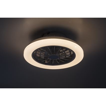 Rabalux 71348-LED Stm stropní svítidlo s ventilátorem LED/24W/230V 3000-6500K+DO