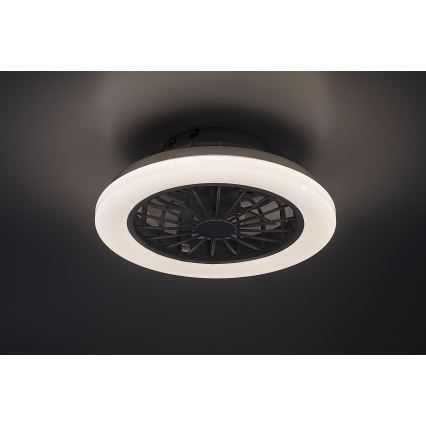 Rabalux 71348-LED Stm stropní svítidlo s ventilátorem LED/24W/230V 3000-6500K+DO