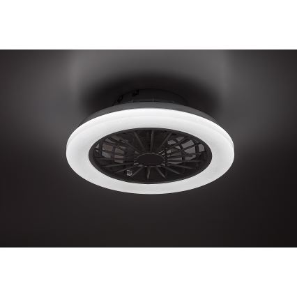 Rabalux 71348-LED Stm stropní svítidlo s ventilátorem LED/24W/230V 3000-6500K+DO