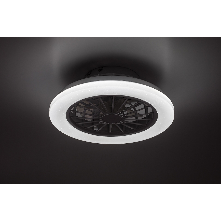 Rabalux 71348-LED Stm stropní svítidlo s ventilátorem LED/24W/230V 3000-6500K+DO