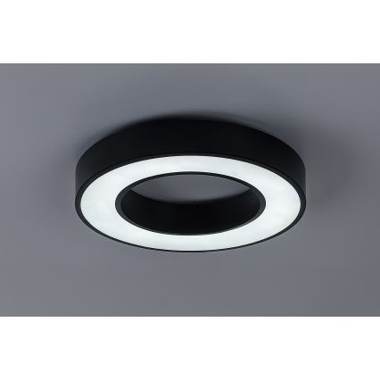 Rabalux - LED Stmívatelné stropní svítidlo LED/45W/230V 3000-6500K pr. 60 cm černá + dálkové ovládání