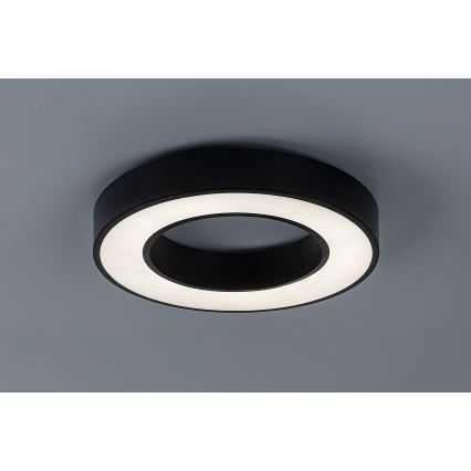 Rabalux - LED Stmívatelné stropní svítidlo LED/45W/230V 3000-6500K pr. 60 cm černá + dálkové ovládání
