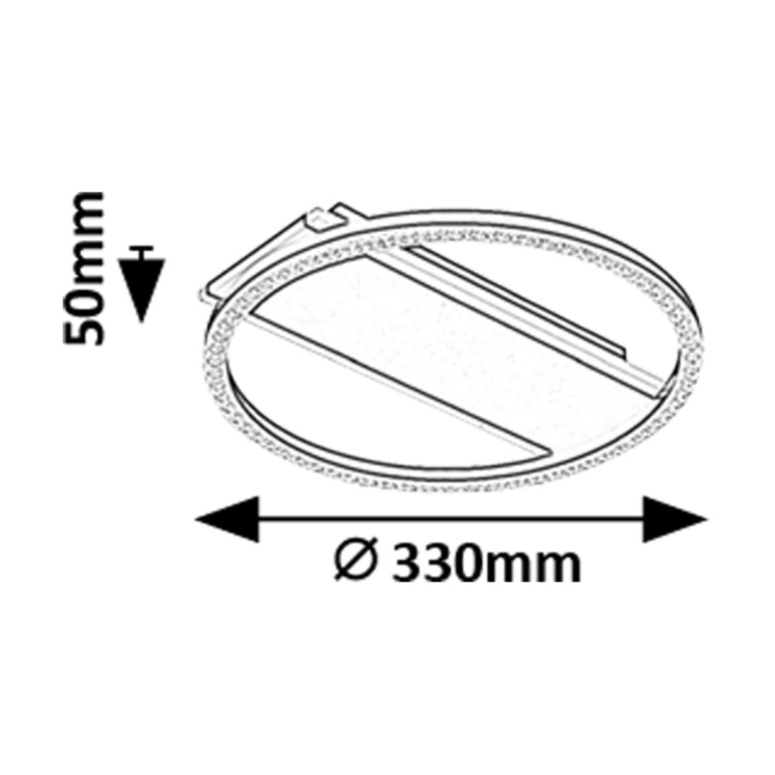 Rabalux - LED Stropní svítidlo LED/24W/230V 3000K