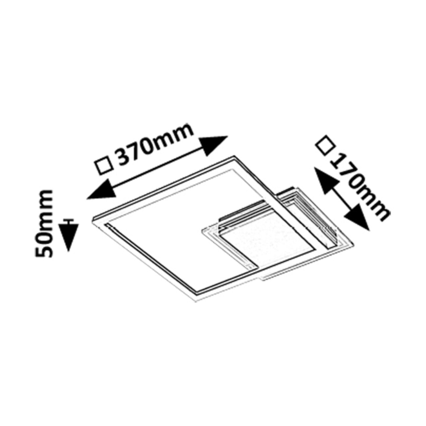 Rabalux - LED Stropní svítidlo LED/24W/230V 3000K