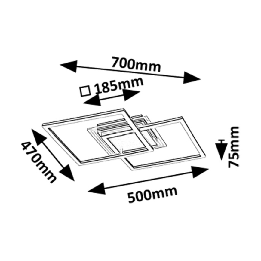 Rabalux - LED Stropní svítidlo LED/28W/230V 3000K