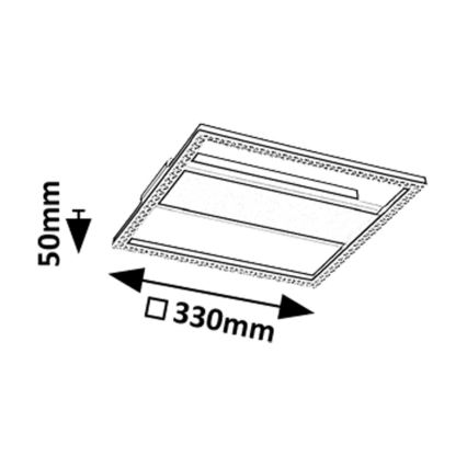 Rabalux - LED Stropní svítidlo LED/24W/230V 4000K