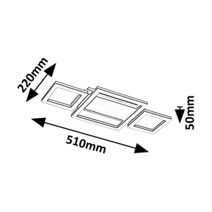 Rabalux - LED Stropní svítidlo LED/24W/230V 4000K