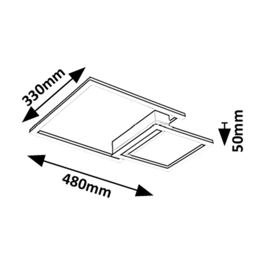 Rabalux - LED Stropní svítidlo LED/24W/230V 3000K