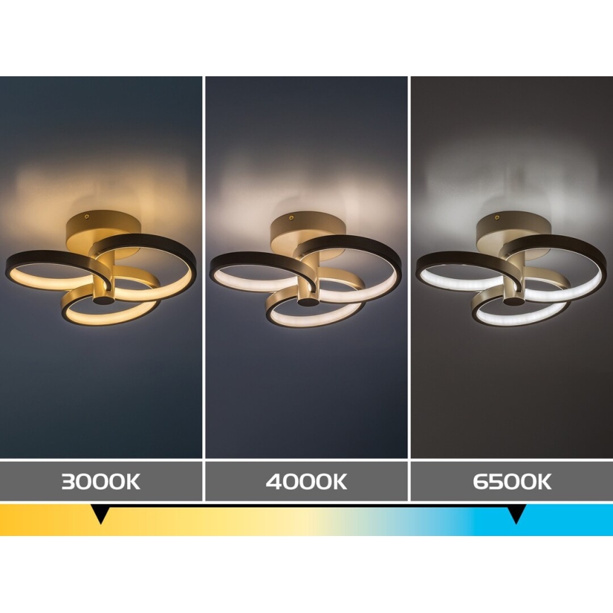Rabalux - LED Stmívatelné stropní svítidlo LED/32W/230V 3000-6500K pr. 31 cm béžová + dálkové ovládání