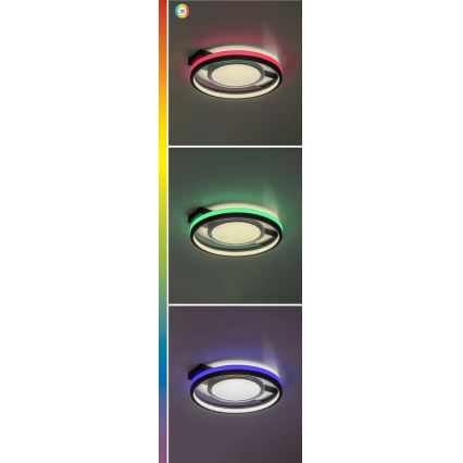 Rabalux - LED RGB Stmívatelné stropní svítidlo LED/40W/230V 3000-6500K + dálkové ovládání