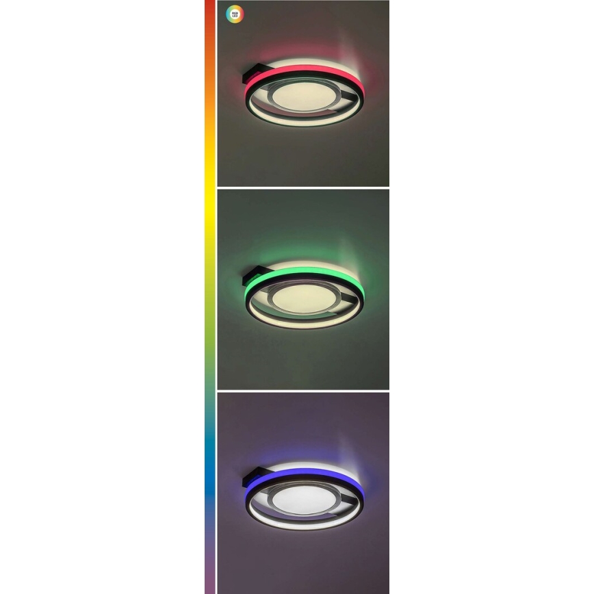 Rabalux - LED RGB Stmívatelné stropní svítidlo LED/40W/230V 3000-6500K + dálkové ovládání