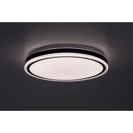 Rabalux - LED Stmívatelné stropní svítidlo LED/20W/230V 3000-6500K pr. 38,5 cm černá + dálkové ovládání