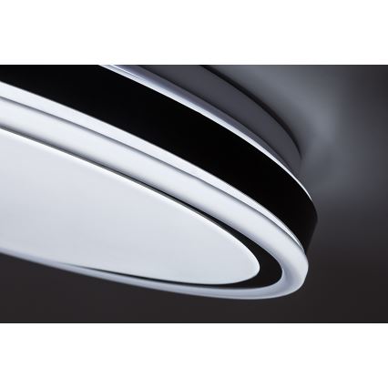 Rabalux - LED Stmívatelné stropní svítidlo LED/20W/230V 3000-6500K pr. 38,5 cm černá + dálkové ovládání