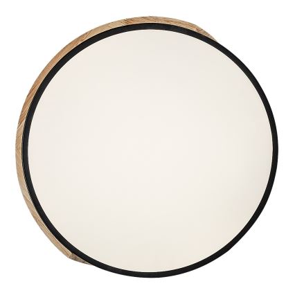 Rabalux - LED Stropní svítidlo LED/24W/230V 4000K černá/dub pr. 41 cm