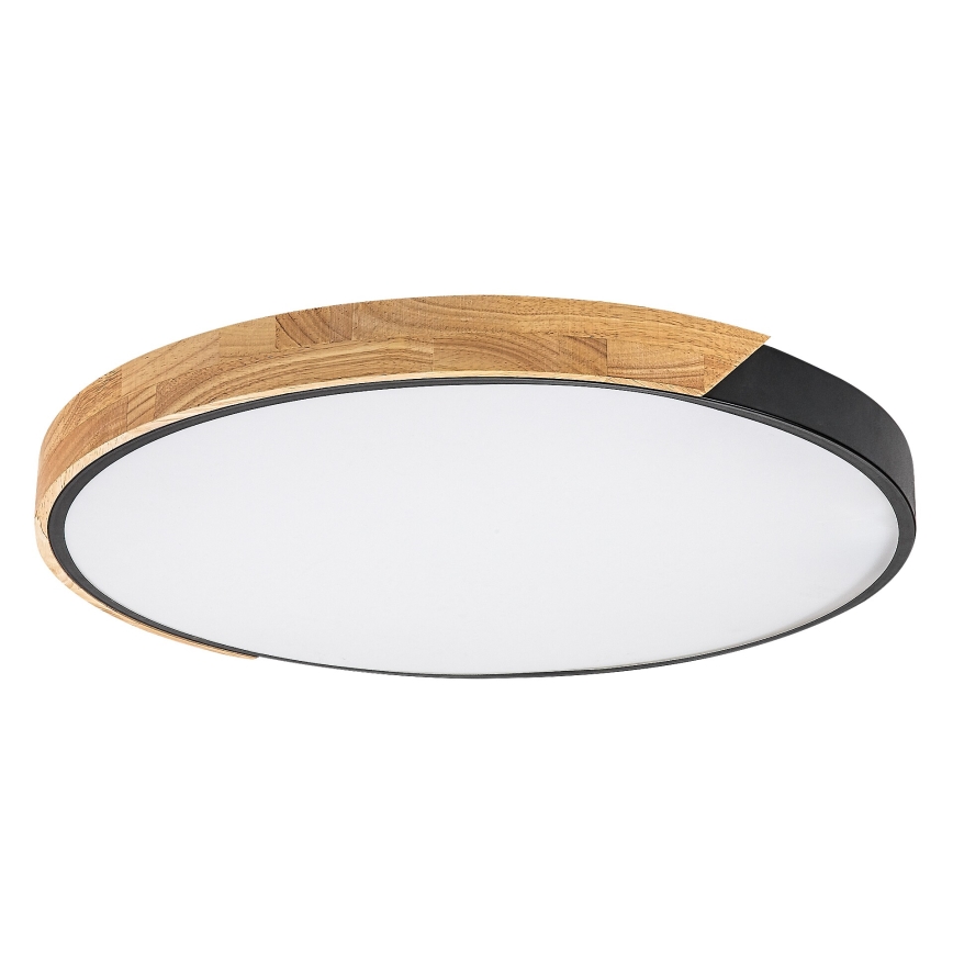 Rabalux - LED Stropní svítidlo LED/42W/230V 3000/4000/6500K černá/dub pr. 61 cm