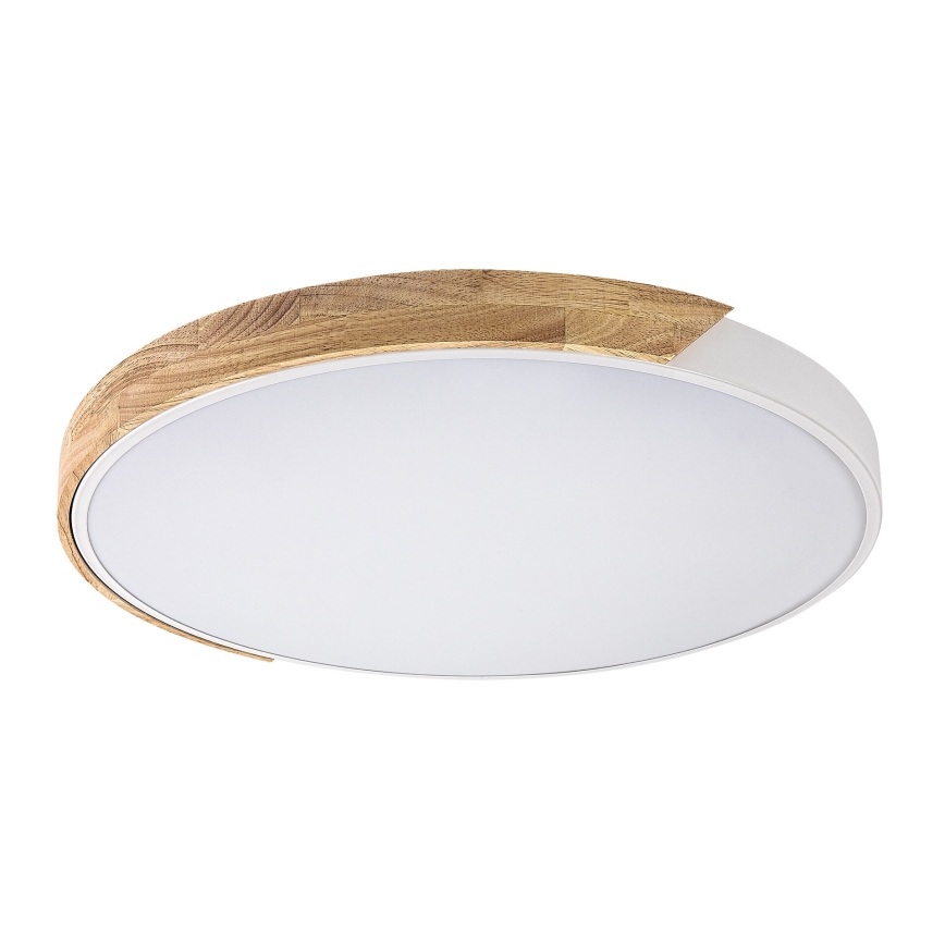 Rabalux - LED Stropní svítidlo LED/40W/230V 3000/4000/6500K bílá/dub pr. 61 cm
