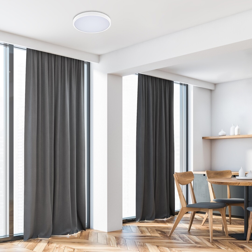 Rabalux - LED Koupelnové stropní svítidlo LED/18W/230V 3000/4000/6000K IP44 pr. 30,5 cm bílá