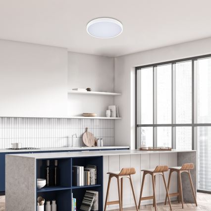Rabalux - LED Koupelnové stropní svítidlo LED/36W/230V 3000/4000/6000K IP44 pr. 42 cm bílá