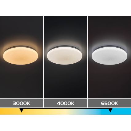 Rabalux - LED Stmívatelné stropní svítidlo LED/34W/230V 3000-6500K pr. 38 cm + dálkové ovládání