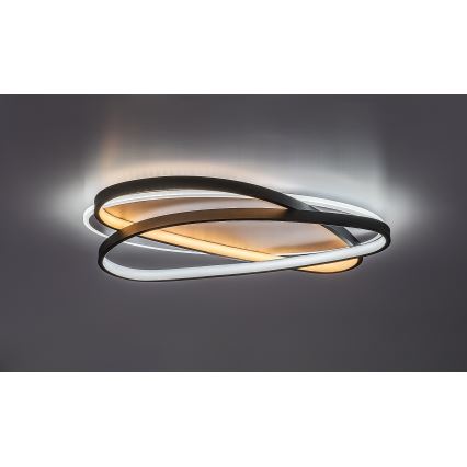 Rabalux - LED Stmívatelné stropní svítidlo LED/57W/230V 3000-6000K 53x38 cm + dálkové ovládání