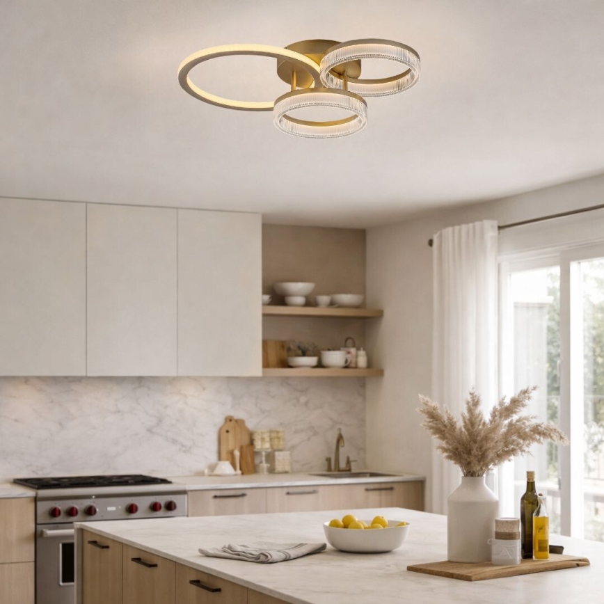 Rabalux - LED Stmívatelné stropní svítidlo LED/38W/230V 3000-6500K 58,5x38 cm + dálkové ovládání