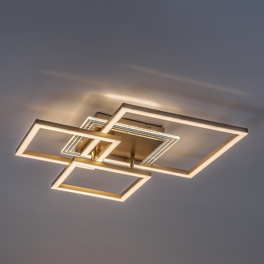 Rabalux - LED Stropní svítidlo LED/40W/230V 3000K 50x50 cm zlatá