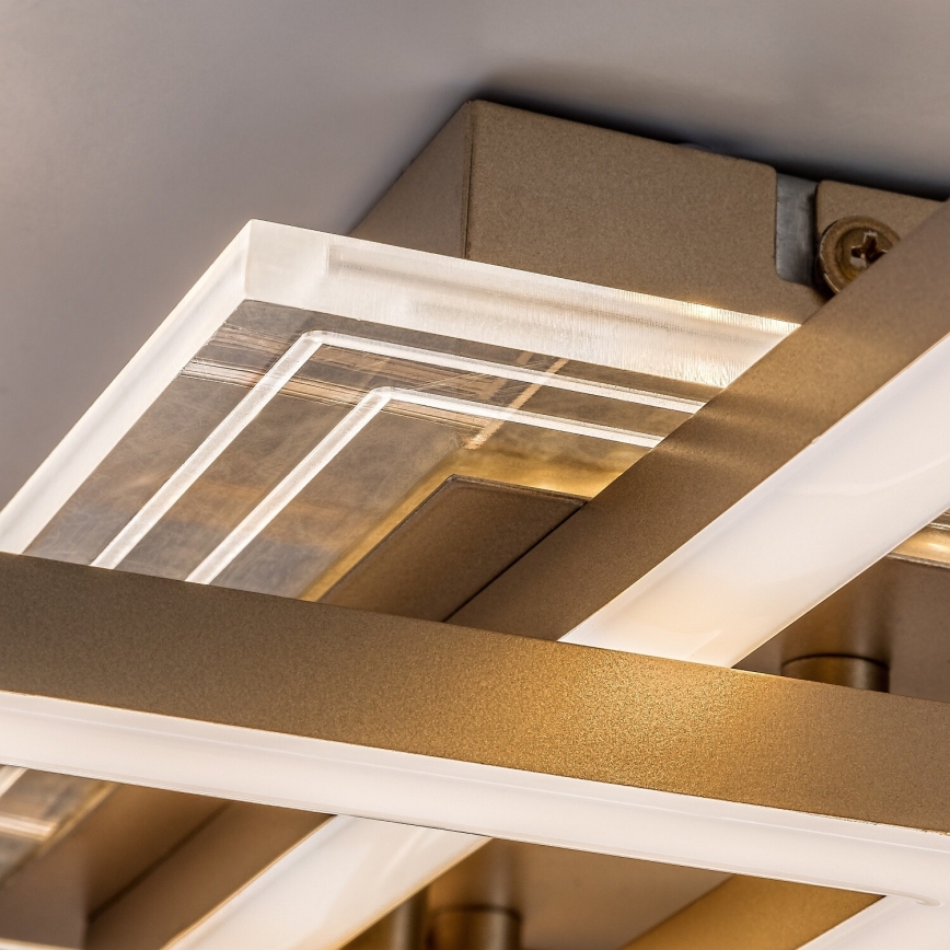 Rabalux - LED Stropní svítidlo LED/40W/230V 3000K 50x50 cm zlatá