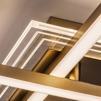 Rabalux - LED Stropní svítidlo LED/28W/230V 3000K 47x70 cm zlatá