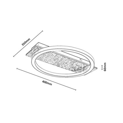 Rabalux - LED Stmívatelné stropní svítidlo LED/18W/230V 3000-6500K + dálkové ovládání