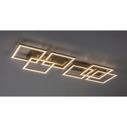 Rabalux - LED Stmívatelné stropní svítidlo LED/40W/230V 3000-6500K 33x100 cm zlatá + dálkové ovládání