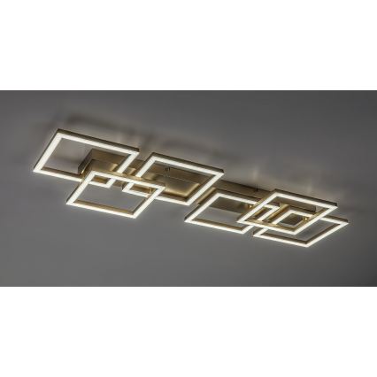 Rabalux - LED Stmívatelné stropní svítidlo LED/40W/230V 3000-6500K 33x100 cm zlatá + dálkové ovládání