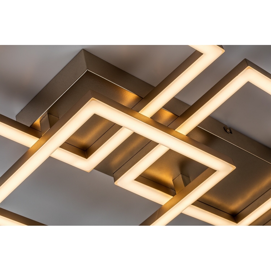 Rabalux - LED Stmívatelné stropní svítidlo LED/40W/230V 3000-6500K 33x100 cm zlatá + dálkové ovládání