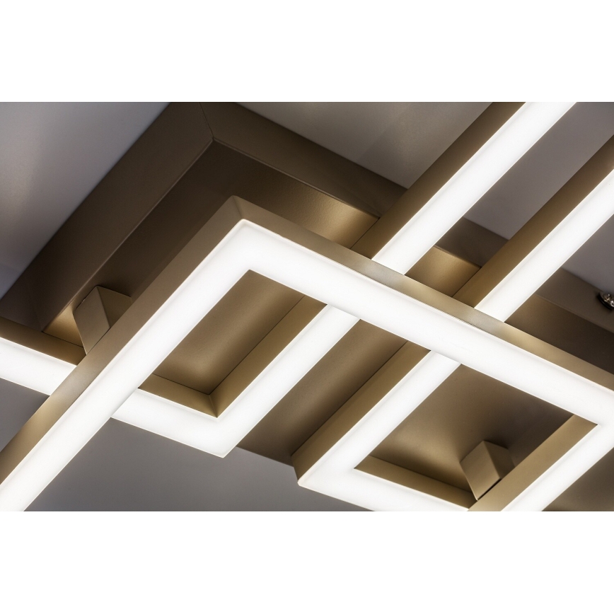 Rabalux - LED Stmívatelné stropní svítidlo LED/40W/230V 3000-6500K 33x100 cm béžová + dálkové ovládání