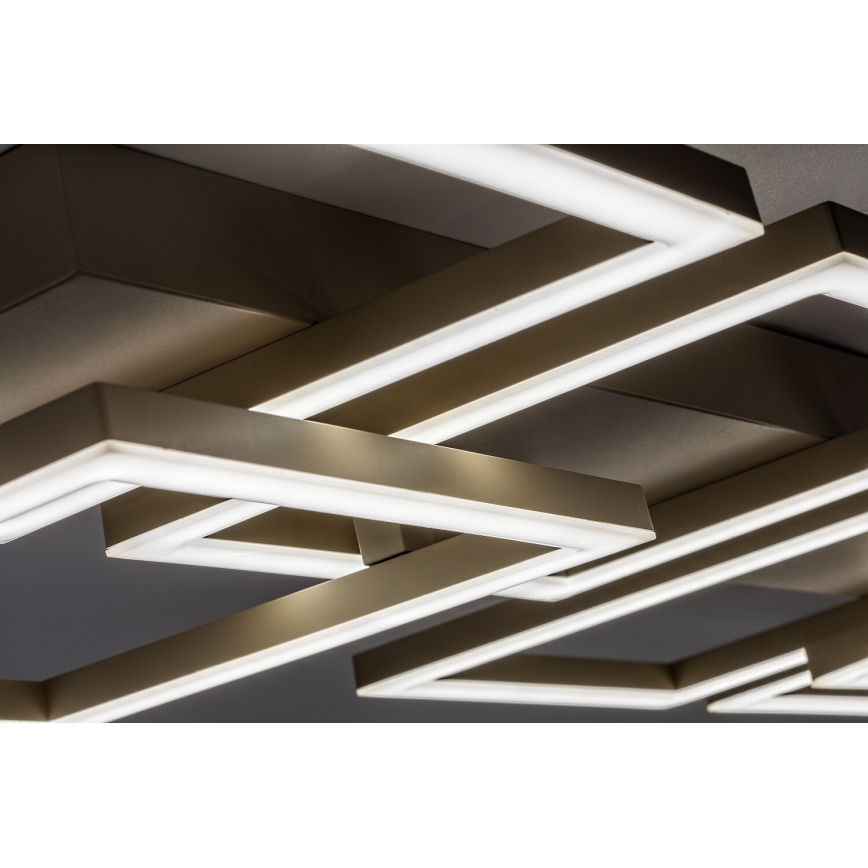 Rabalux - LED Stmívatelné stropní svítidlo LED/40W/230V 3000-6500K 33x100 cm béžová + dálkové ovládání