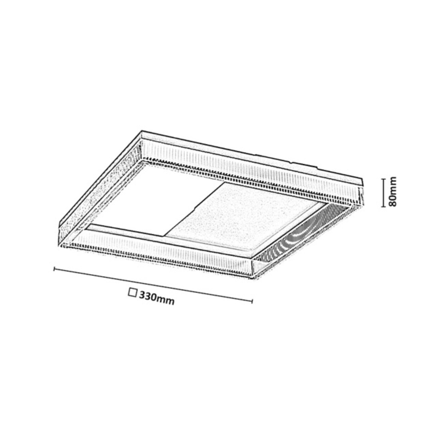 Rabalux - LED Stmívatelné stropní svítidlo LED/18W/230V 3000-6500K + dálkové ovládání