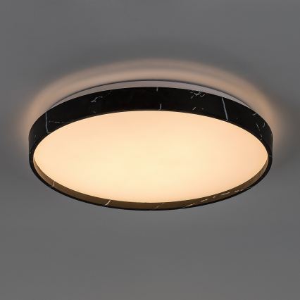 Rabalux - LED Stmívatelné stropní svítidlo LED/24W/230V 3000-6500K pr. 38 cm černá + dálkové ovládání