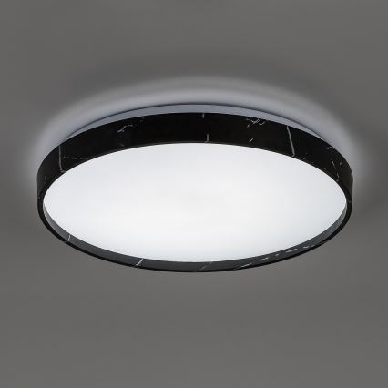 Rabalux - LED Stmívatelné stropní svítidlo LED/24W/230V 3000-6500K pr. 38 cm černá + dálkové ovládání