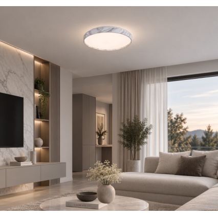 Rabalux - LED Stmívatelné stropní svítidlo LED/24W/230V 3000-6500K pr. 38 cm bílá + dálkové ovládání