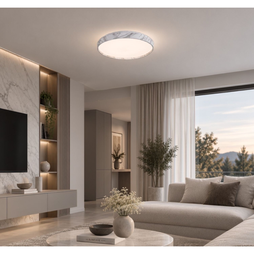 Rabalux - LED Stmívatelné stropní svítidlo LED/24W/230V 3000-6500K pr. 38 cm bílá + dálkové ovládání
