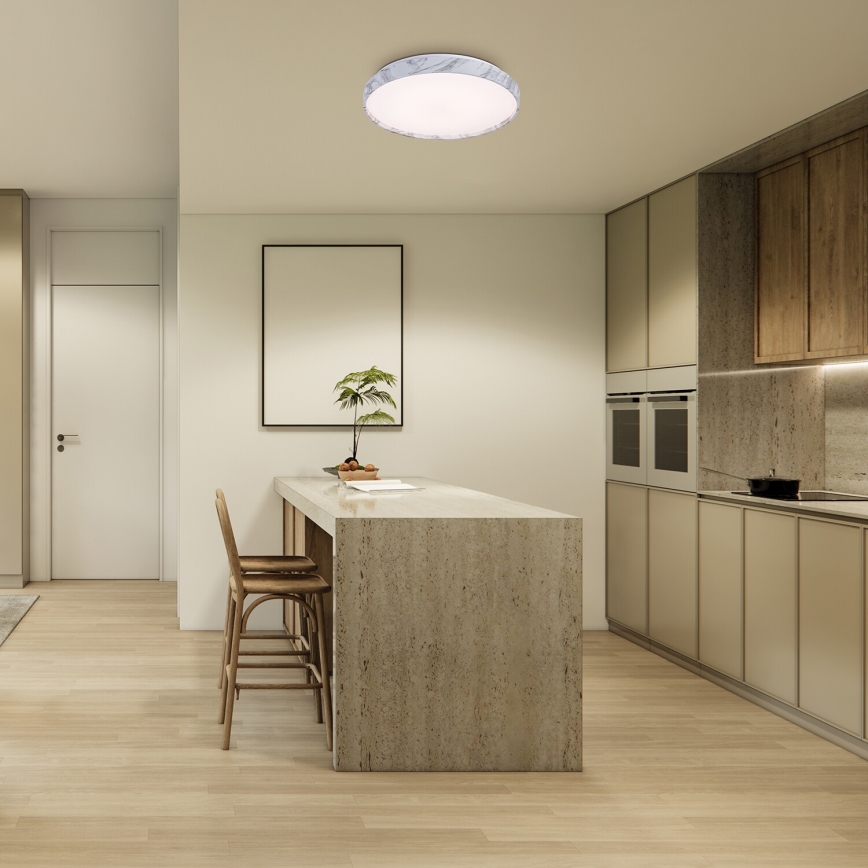 Rabalux - LED Stmívatelné stropní svítidlo LED/24W/230V 3000-6500K pr. 38 cm bílá + dálkové ovládání