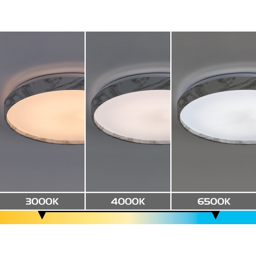 Rabalux - LED Stmívatelné stropní svítidlo LED/24W/230V 3000-6500K pr. 38 cm bílá + dálkové ovládání