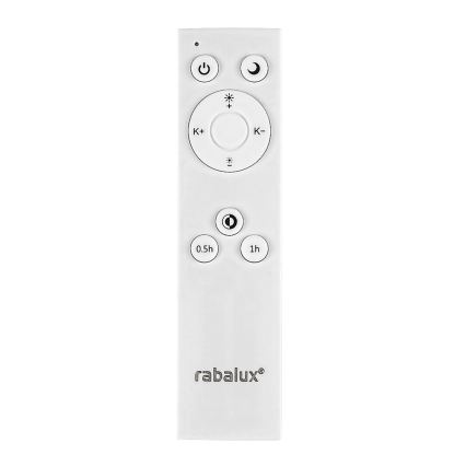 Rabalux - LED Stmívatelné stropní svítidlo LED/24W/230V 3000-6500K pr. 38 cm bílá + dálkové ovládání