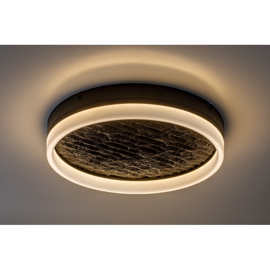 Rabalux - LED Stmívatelné stropní svítidlo LED/24W/230V 3000-6500K pr. 40 cm černá + dálkové ovládání