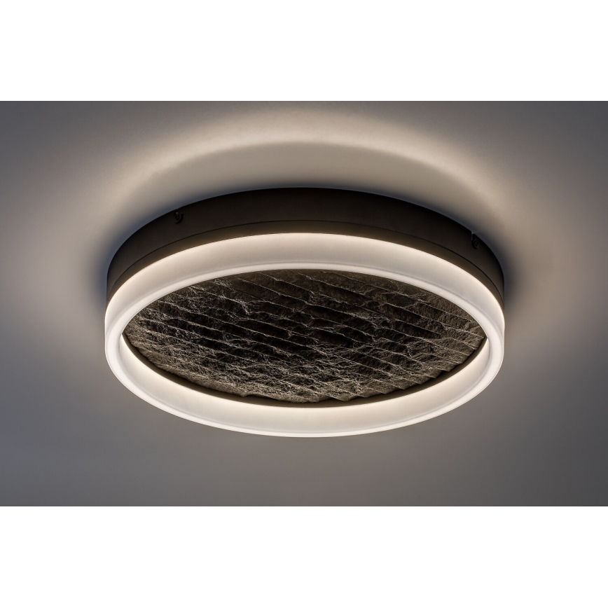 Rabalux - LED Stmívatelné stropní svítidlo LED/24W/230V 3000-6500K pr. 40 cm černá + dálkové ovládání