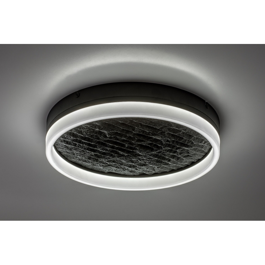 Rabalux - LED Stmívatelné stropní svítidlo LED/24W/230V 3000-6500K pr. 40 cm černá + dálkové ovládání