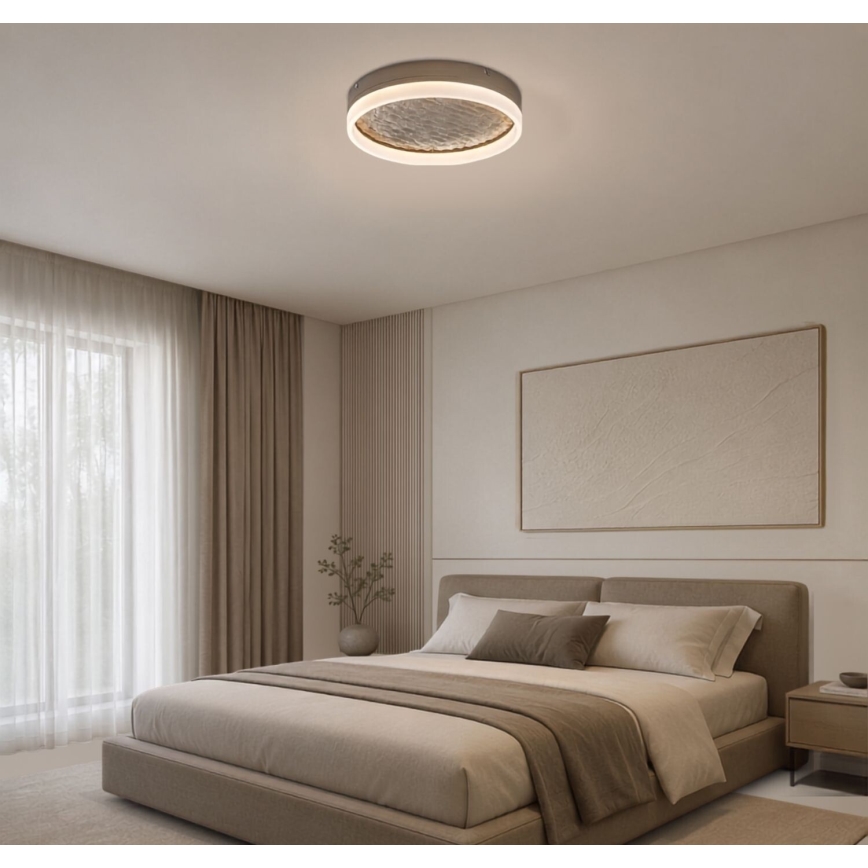 Rabalux - LED Stmívatelné stropní svítidlo LED/24W/230V 3000-6500K pr. 40 cm béžová + dálkové ovládání
