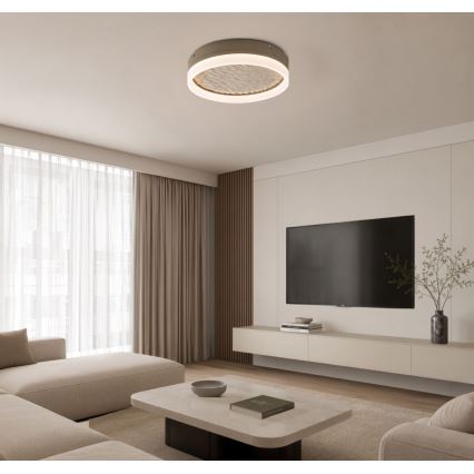 Rabalux - LED Stmívatelné stropní svítidlo LED/24W/230V 3000-6500K pr. 40 cm béžová + dálkové ovládání