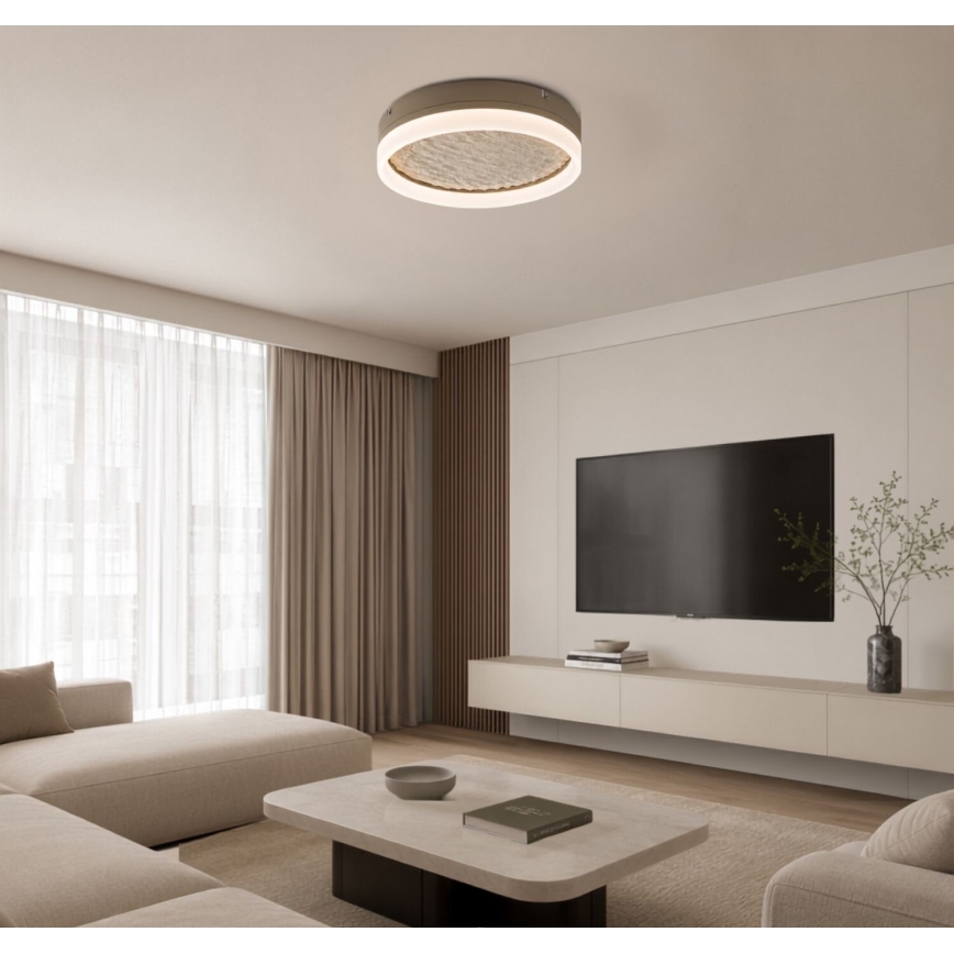 Rabalux - LED Stmívatelné stropní svítidlo LED/24W/230V 3000-6500K pr. 40 cm béžová + dálkové ovládání