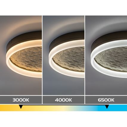 Rabalux - LED Stmívatelné stropní svítidlo LED/24W/230V 3000-6500K pr. 40 cm béžová + dálkové ovládání
