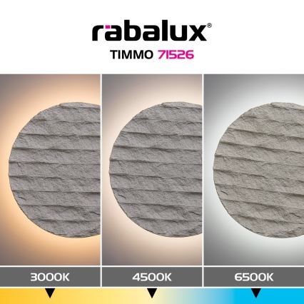 Rabalux - LED Nástěnné svítidlo LED/12W/230V 3000/4500/6500K béžová